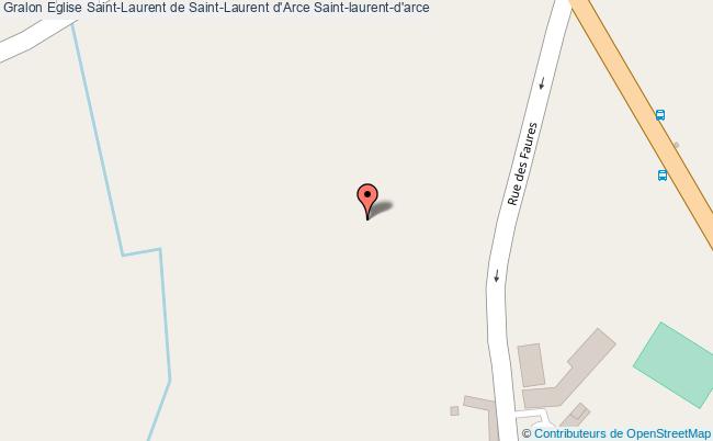 plan Eglise Saint-laurent De Saint-laurent D'arce Saint-laurent-d'arce Saint-laurent-d'arce