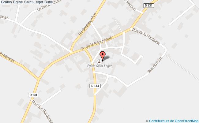plan Eglise Saint-léger Burie Burie