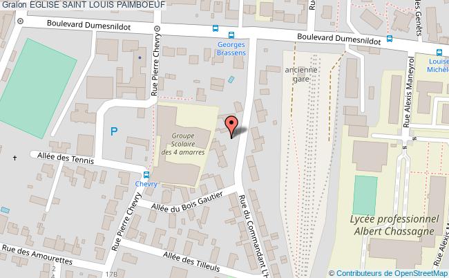 plan Eglise Saint Louis Paimboeuf PAIMBOEUF