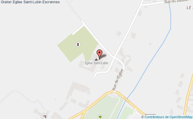 plan Eglise Saint-lubin Escrennes Escrennes