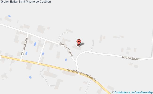 plan Eglise Saint-magne-de-castillon Saint-Magne-de-Castillon