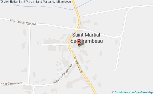 plan Eglise Saint-martial Saint-martial-de-mirambeau Saint-Martial-de-Mirambeau
