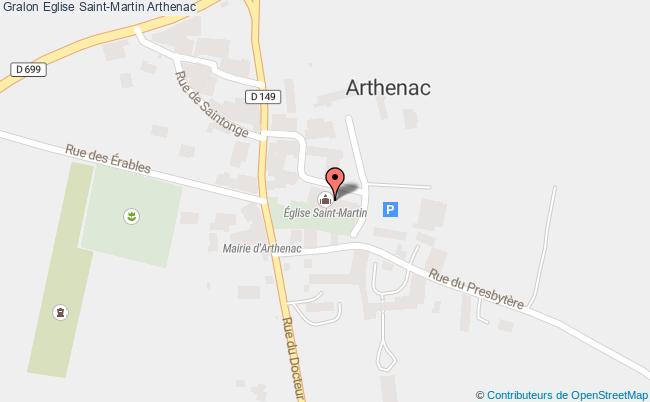 plan Eglise Saint-martin Arthenac Arthenac