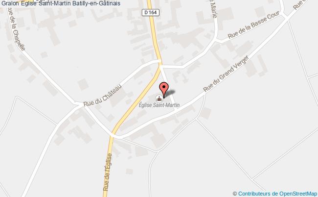 plan Eglise Saint-martin Batilly-en-gâtinais Batilly-en-Gâtinais