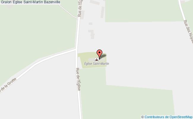 plan Eglise Saint-martin Bazenville Bazenville