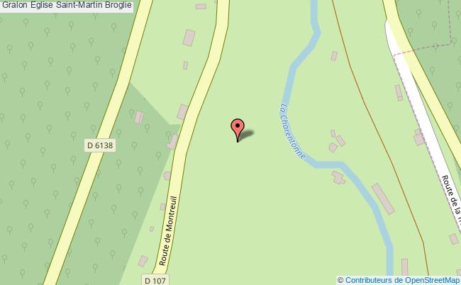 plan Eglise Saint-martin Broglie Broglie