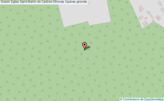 plan Eglise Saint-martin De Castres-gironde Castres-gironde Castres-gironde