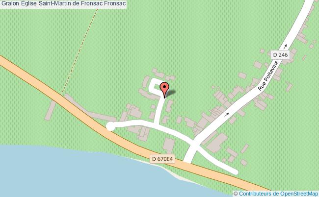 plan Église Saint-martin De Fronsac Fronsac Fronsac