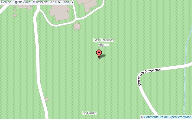 plan Eglise Saint-martin De Ladaux Ladaux Ladaux