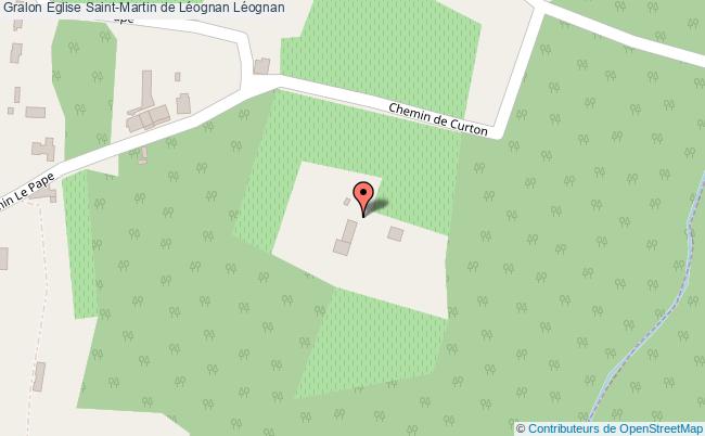 plan Eglise Saint-martin De Léognan Léognan Léognan