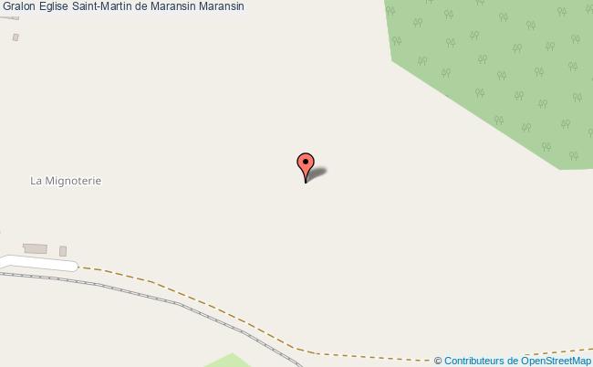 plan Eglise Saint-martin De Maransin Maransin Maransin