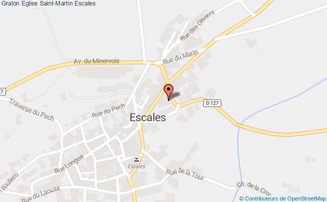 plan Eglise Saint-martin Escales Escales