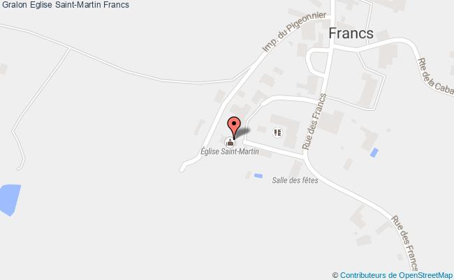 plan Eglise Saint-martin Francs Francs