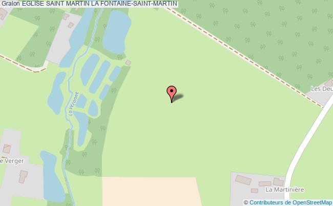 plan Eglise Saint Martin La Fontaine-saint-martin LA FONTAINE-SAINT-MARTIN