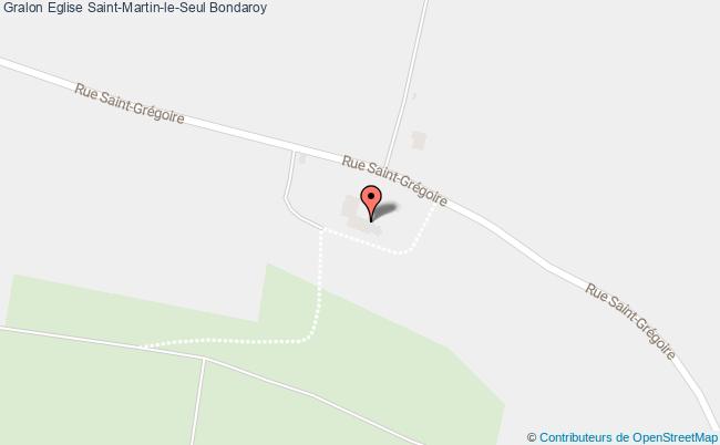 plan Eglise Saint-martin-le-seul Bondaroy Bondaroy