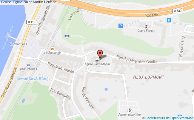 plan Eglise Saint-martin Lormont Lormont