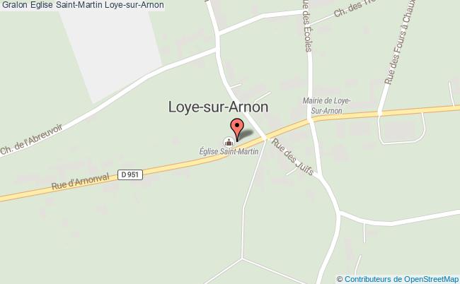 plan Eglise Saint-martin Loye-sur-arnon Loye-sur-Arnon