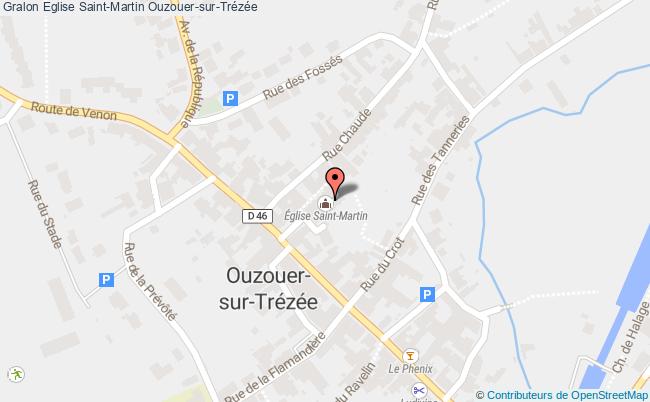 plan Eglise Saint-martin Ouzouer-sur-trézée Ouzouer-sur-Trézée