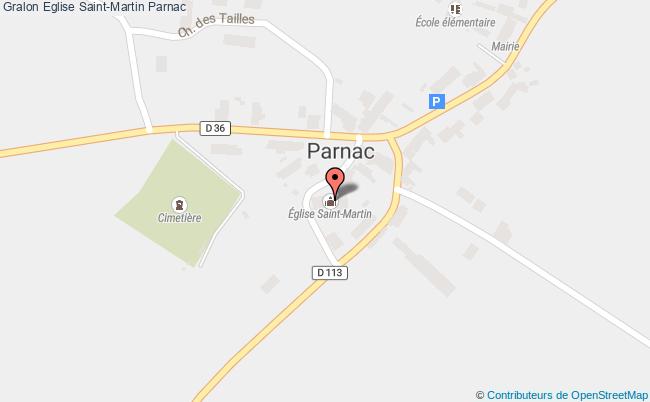 plan Eglise Saint-martin Parnac Parnac