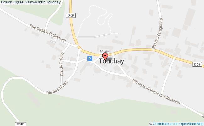 plan Eglise Saint-martin Touchay Touchay