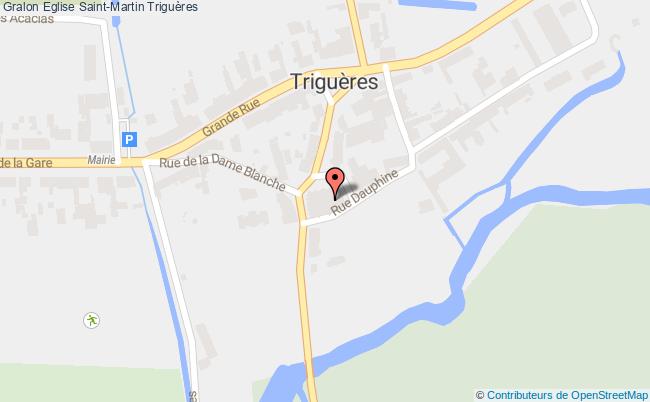 plan Eglise Saint-martin Triguères Triguères