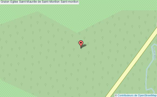 plan Eglise Saint-maurille De Saint-morillon Saint-morillon Saint-morillon