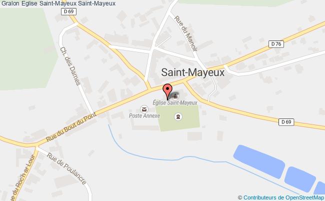 plan Eglise Saint-mayeux Saint-mayeux Saint-Mayeux