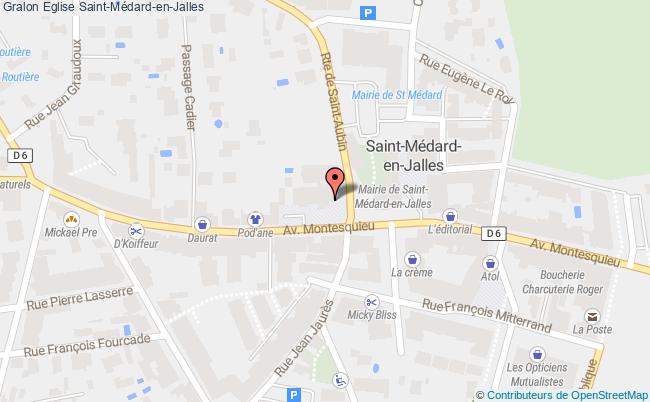 plan Eglise Saint-médard-en-jalles Saint-Médard-en-Jalles