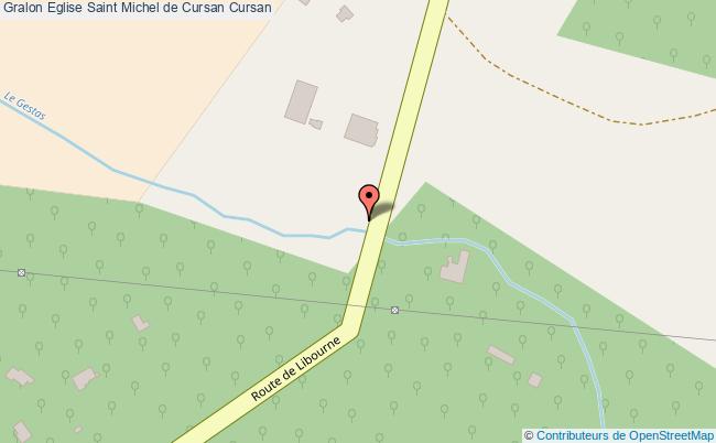 plan Eglise Saint Michel De Cursan Cursan Cursan