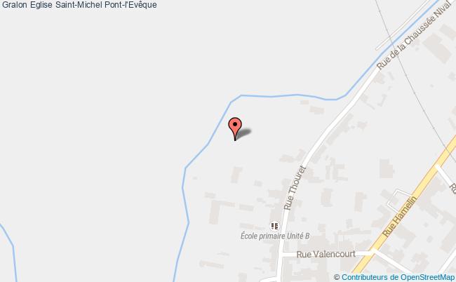 plan Eglise Saint-michel Pont-l'evêque Pont-l'Evêque