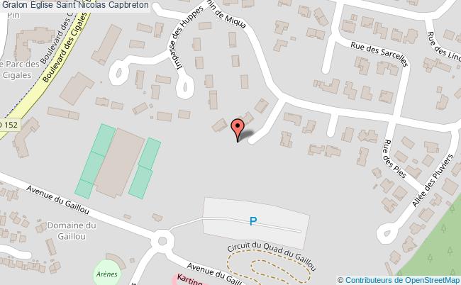 plan Eglise Saint Nicolas Capbreton Capbreton