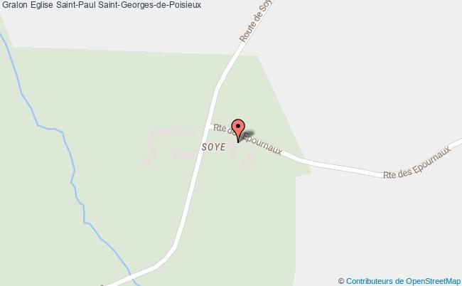 plan Eglise Saint-paul Saint-georges-de-poisieux Saint-Georges-de-Poisieux