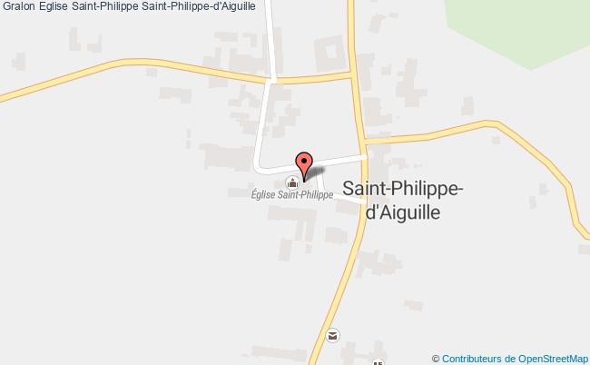 plan Eglise Saint-philippe Saint-philippe-d'aiguille Saint-Philippe-d'Aiguille