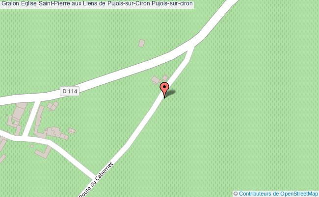 plan Eglise Saint-pierre Aux Liens De Pujols-sur-ciron Pujols-sur-ciron Pujols-sur-ciron