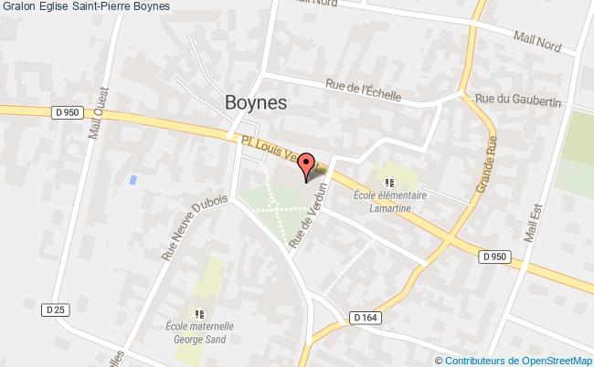 plan Eglise Saint-pierre Boynes Boynes