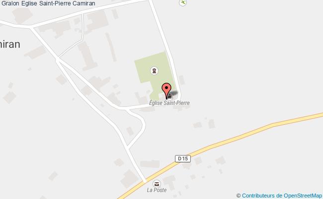 plan Eglise Saint-pierre Camiran Camiran