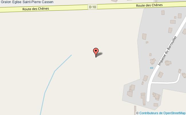 plan Eglise Saint-pierre Cassen Cassen