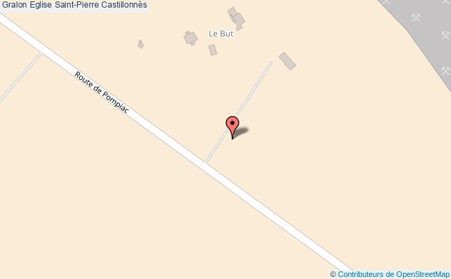 plan Eglise Saint-pierre Castillonnès Castillonnès