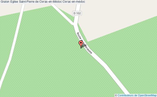 plan Eglise Saint-pierre De Civrac-en-médoc Civrac-en-médoc Civrac-en-médoc