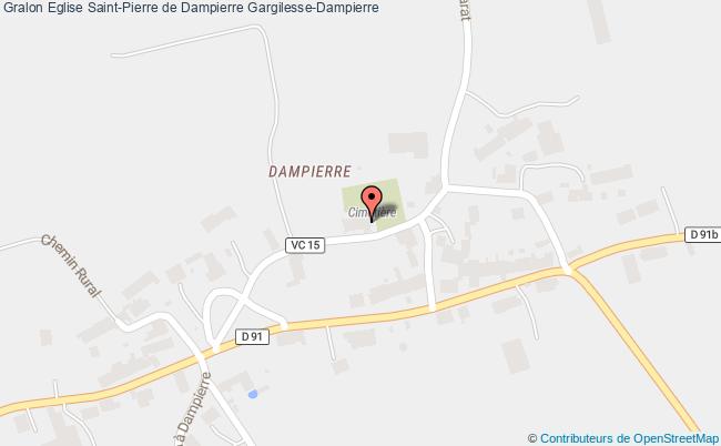plan Eglise Saint-pierre De Dampierre Gargilesse-dampierre Gargilesse-Dampierre