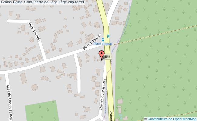 plan Eglise Saint-pierre De Lège Lège-cap-ferret Lège-cap-ferret