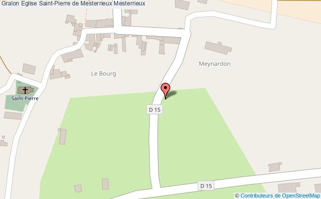 plan Eglise Saint-pierre De Mesterrieux Mesterrieux Mesterrieux