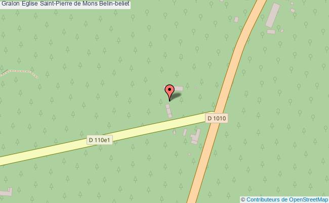 plan Eglise Saint-pierre De Mons Belin-beliet Belin-beliet