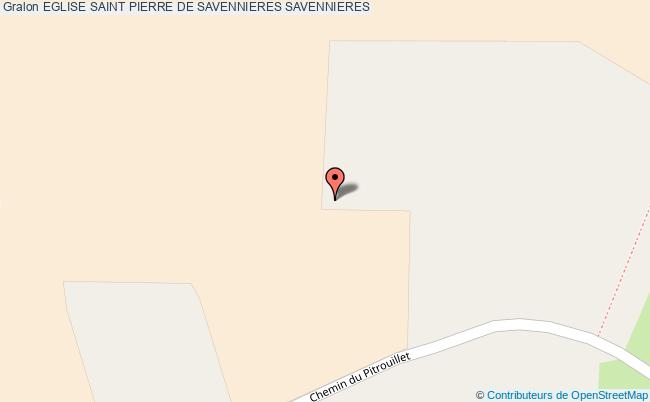 plan Eglise Saint Pierre De Savennieres Savennieres SAVENNIERES