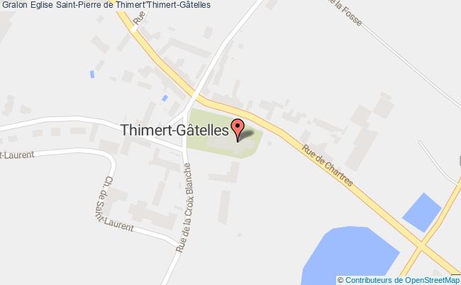 plan Eglise Saint-pierre De Thimert Thimert-gâtelles Thimert-Gâtelles