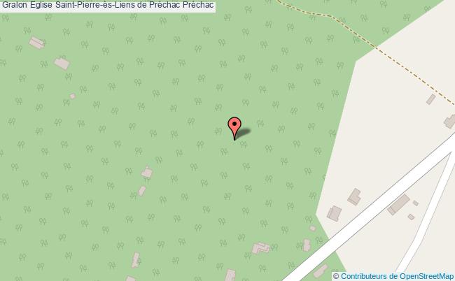 plan Eglise Saint-pierre-ès-liens De Préchac Préchac Préchac