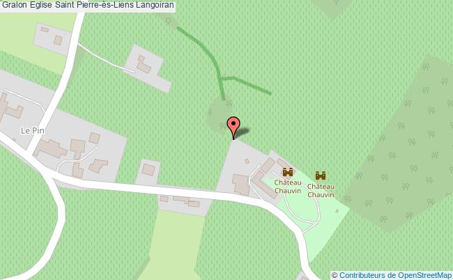 plan Eglise Saint Pierre-ès-liens Langoiran Langoiran