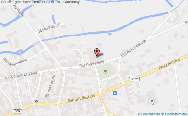 plan Eglise Saint-pierre Et Saint-paul Courtenay Courtenay