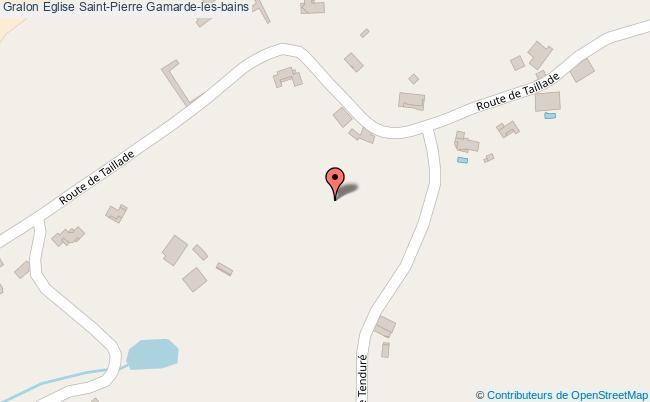 plan Eglise Saint-pierre Gamarde-les-bains Gamarde-les-bains