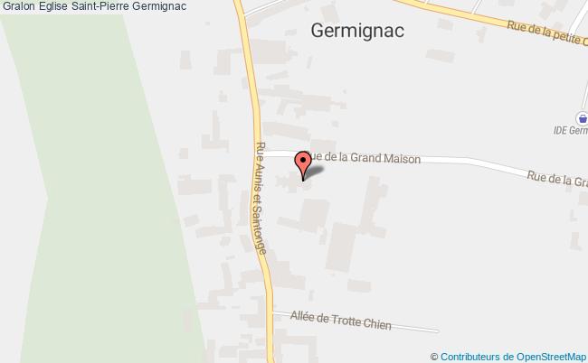 plan Eglise Saint-pierre Germignac Germignac